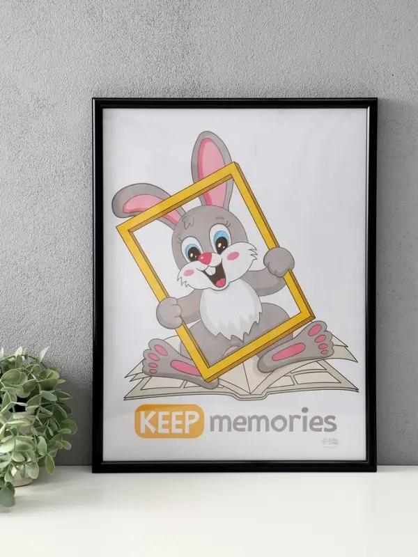 Фоторамка "Радуга" 30х40 см, набор 3 шт, (пластиковый экран), чёрный