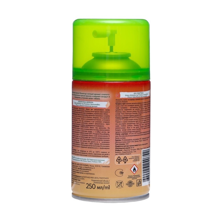 Освежитель воздуха &laquo;Green collection by Provence&raquo;, антитабак, манго и ваниль, сменный баллон