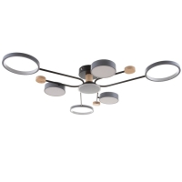 Люстра с ПДУ 2298/7GN LED 156Вт 3000-6000К серый 105х99х15 см BayerLux