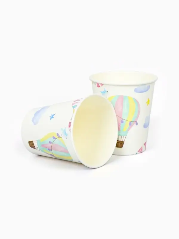 Стакан одноразовый бумажный &laquo;Воздушный шар&raquo;, 250 мл