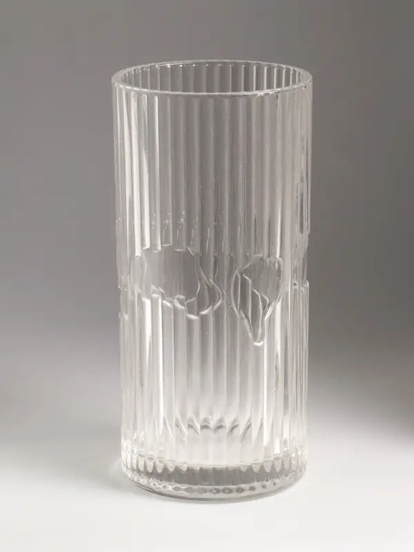 Ваза стекло настольная "Вигдис" 24,5х12 см, прозрачный