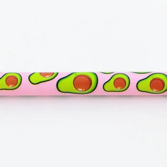 Ручка шариковая синяя паста 0.5 мм с колпачком &laquo;Авокадо&raquo; пластик