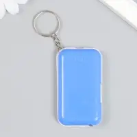 Фонарик брелок для ключей на кольце &laquo;Девочка с тюльпанами: Мечты сбываются&raquo;, 6.5&times;3.5&times;1 см, МИКС