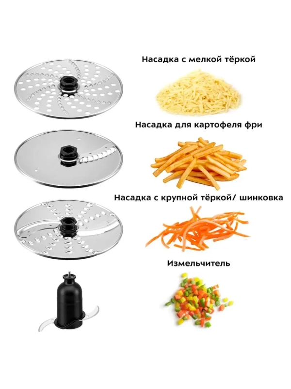 Миксер планетарный, блендер, мясорубка, комбайн КТ-3413