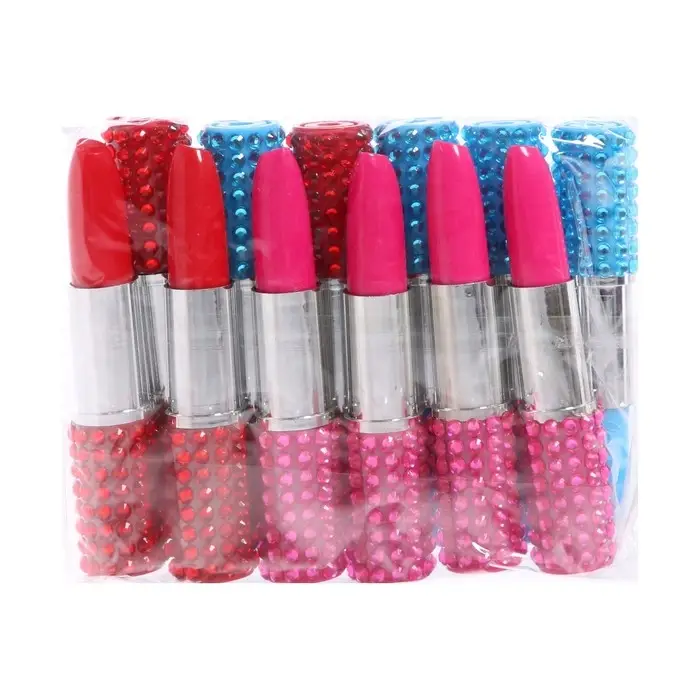 Ручка - прикол шариковая Calligrata &laquo;Помада&raquo;, со стразами, МИКС