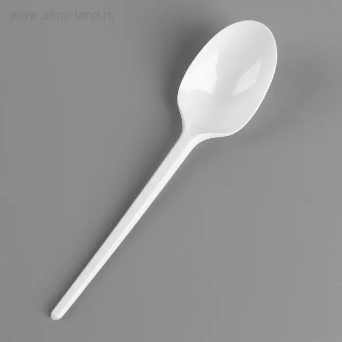 Набор одноразовой посуды &laquo;Ложка&raquo; белый, 16.5 см, 10 шт.