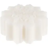 Свеча Snowflame 2, белая, 8 см