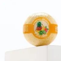 Бомбочка для ванны, 130 г, аромат тутти-фрутти, Кладовая красоты