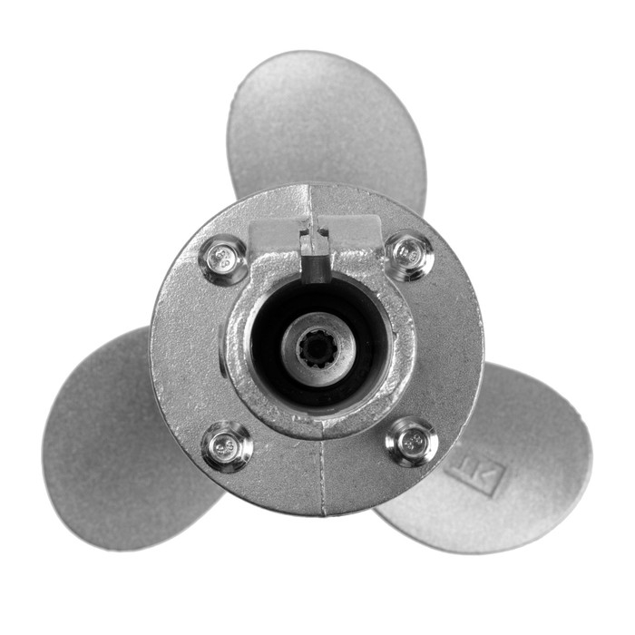 Насадка на триммер ТУНДРА, лодочный мотор, посадочное место 26 мм, шкив 9 зубьев