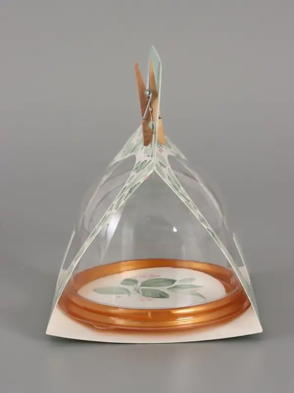 Коробка с куполом "Зелень" 11,5 х 12 х 15,5 см