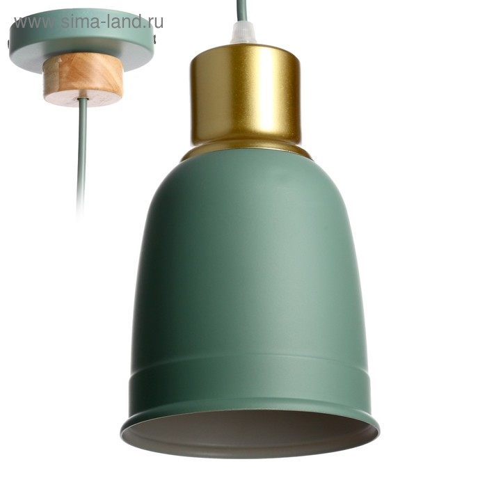 Светильник BayerLux "Аволтри" 1х60Вт E27 зеленый 13х13х23 см.