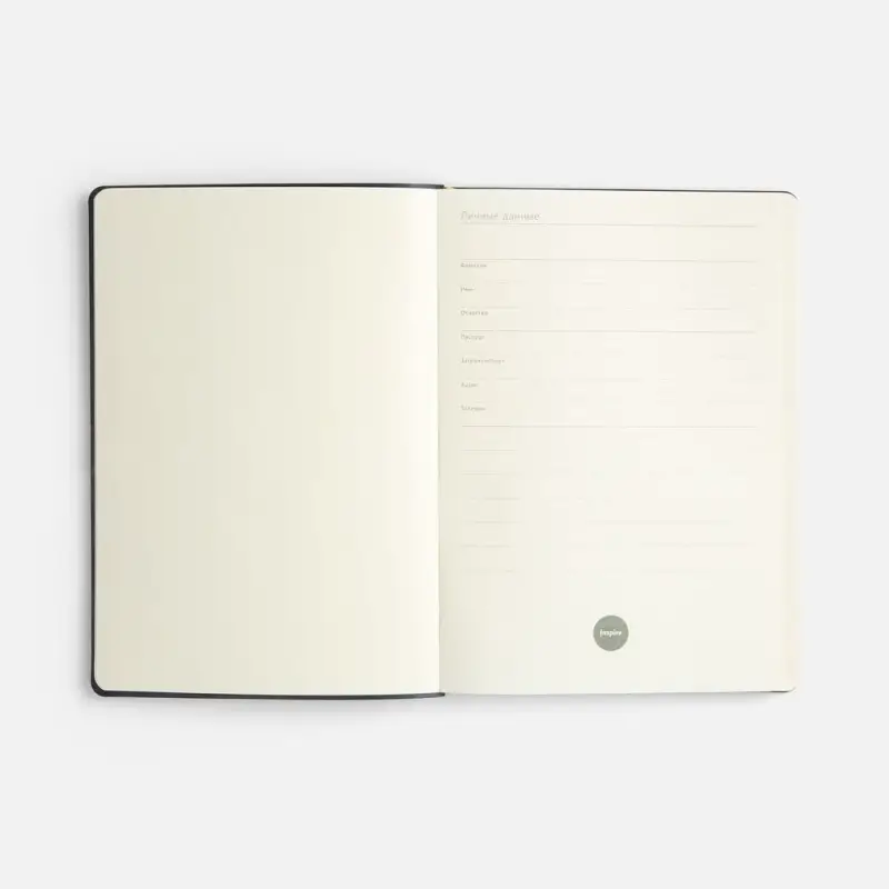 Ежедневник Flex Shall New, недатированный, черный