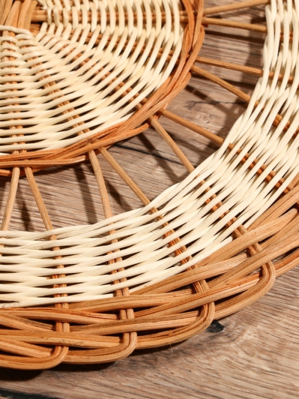 Подставка под горячее, 39х39х1 см, ротанг