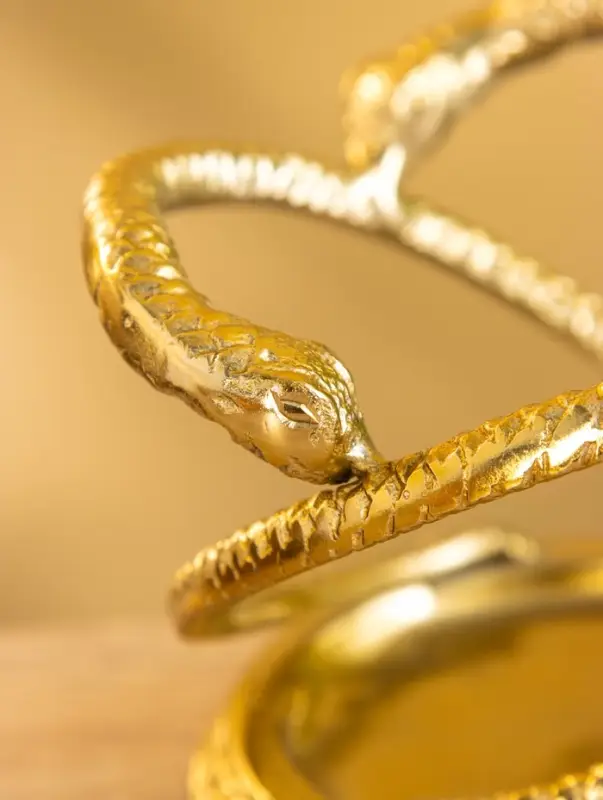 Подставка для бутылки &laquo;Змей искуситель&raquo;, 10.5&times;10.5&times;15 см, алюминий