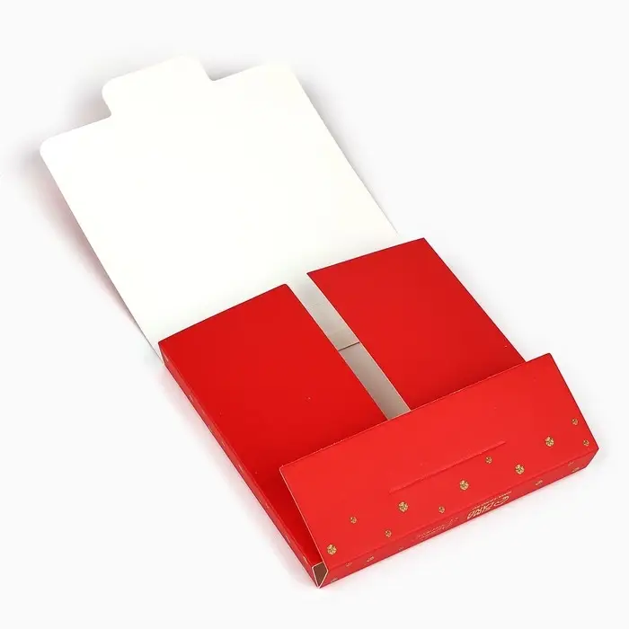 Коробка для шоколада &laquo;С Новым счастьем&raquo;, с окном, 10.2 х 1.4 х 10.2 см