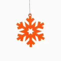 Набор ёлочных украшений "Снежинки" 5 шт