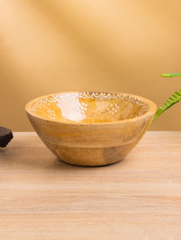 Миска "Пряник" дерево манго 17,5х17,5х6,5 см