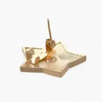 Значок &laquo;Звезда Серп и молот&raquo;, 2.5 см, цвет красный в золоте