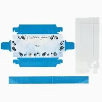 Коробка под 5 конфет с ячейками &laquo;Морозная роскошь&raquo;, 6 х 23 х 3 см