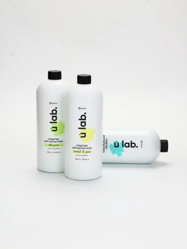 Средство для мытья пола, аромат мякоть алоэ, 1000 мл, ULAB