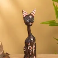 Сувенир &laquo;Кошка в ошейнике&raquo;, 7&times;3.5&times;20 см, дерево