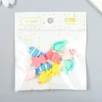 Декор для творчества пластик "Подводный мир с петелькой" МИКС 0,7х1,4х2,1 см