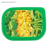Ланч-бокс прямоугольный FoodVibes &laquo;Овощное ассорти&raquo;, 150 мл