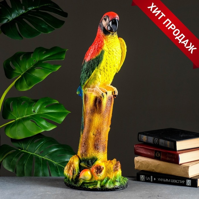 Копилка для денег &laquo;Попугай&raquo;, гипс, цветной, 22&times;20&times;55 см