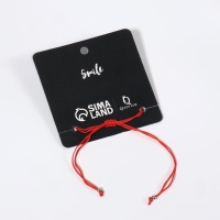 Браслет-оберег &laquo;Красная нить&raquo; Your daily life сердечко, цвет белый в серебре, 7 см