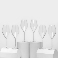 Набор бокалов для вина Swan, 560 мл, хрустальное стекло, 6 шт