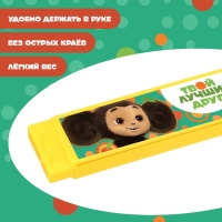 Губная гармошка,10 см, цвет МИКС, Чебурашка