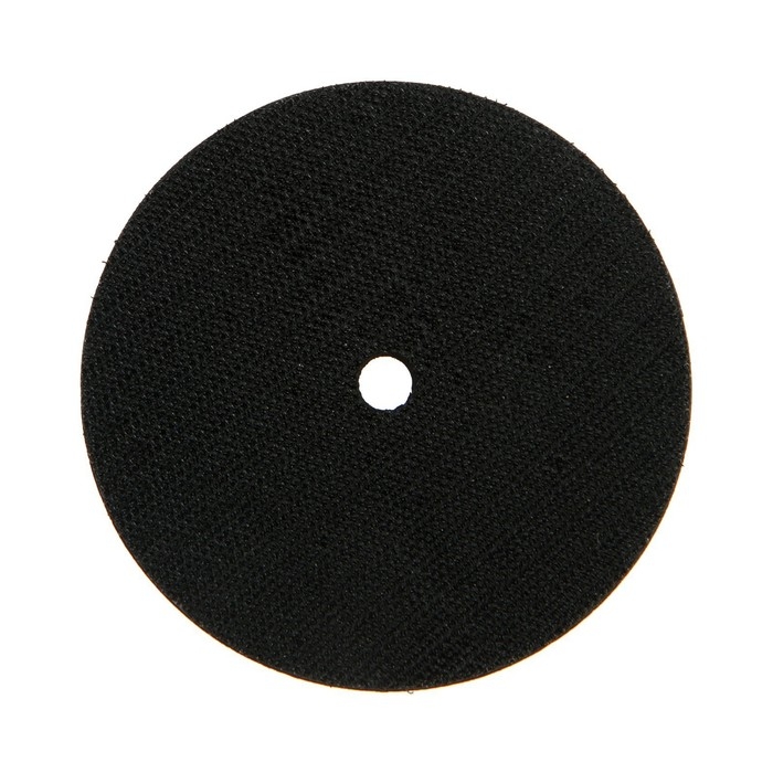 Насадка с липучкой для дрели и УШМ ТУНДРА, толстый резиновый диск, М14, с адаптером, 100 мм