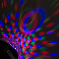 Световой прибор &laquo;Хрустальный шар&raquo; 17.5 см, динамик, свечение мульти, 220 В