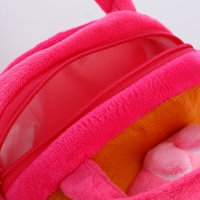 Сумка детская на молнии &laquo;Выбражулька&raquo;, цвет малиновый