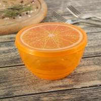 Контейнер пластиковый Доляна &laquo;Сочный фрукт&raquo;, 500 мл, цвет МИКС