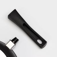 Сковорода &laquo;Традиция&raquo;, d=26 см, съёмная ручка, антипригарное покрытие, цвет чёрный