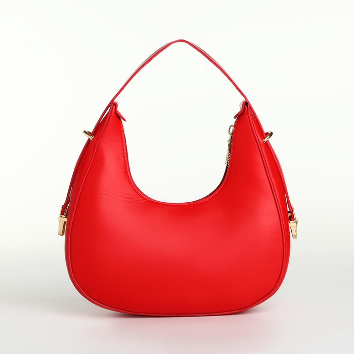 Сумка женская, 20,5*7*12, отд на молнии, регу ручка, красный