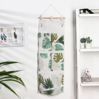 Органайзер подвесной с карманами Доляна &laquo;Тропиканка&raquo;, 5 отделений, 65&times;23 см