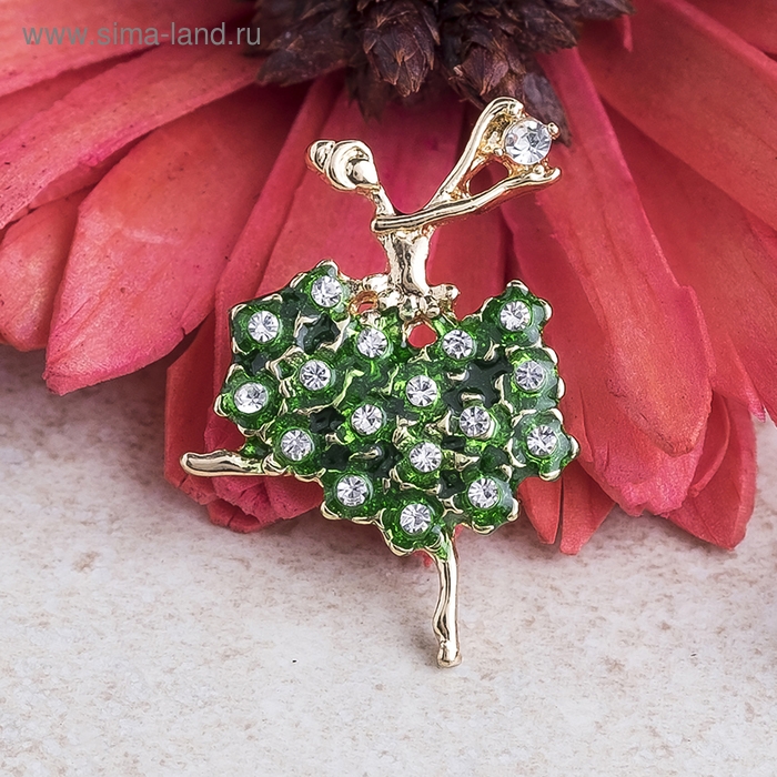 Брошь &laquo;Балерина&raquo; мини, женственность, цвет МИКС (неделимая фасовка 12 шт., цена за шт.)