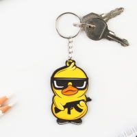 Брелок для ключей деревянный &laquo;Крутая утка&raquo;, 3,8 х 6 см