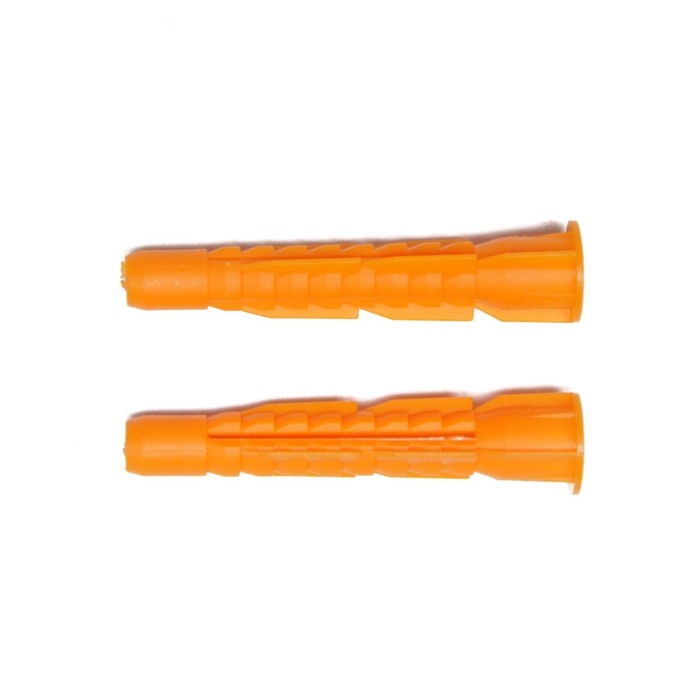 Дюбель "ТУНДРА", универсальный, с бортом, полипропиленовый, 8x52 мм, 500 шт