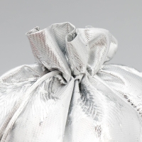 Мешочек подарочный парча &laquo;С Новым Счастьем&raquo;, 20 х 30 см +/- 1.5 см, Новый год