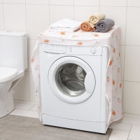 Чехол для стиральной машины с горизонтальной загрузкой Доляна, 58&times;62&times;85 см, ЭВА, цвет МИКС