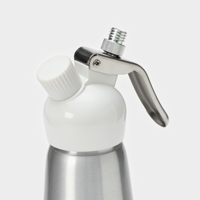 Кремер - сифон для взбивания сливок KONFINETTA, 500 мл, цвет серебристый