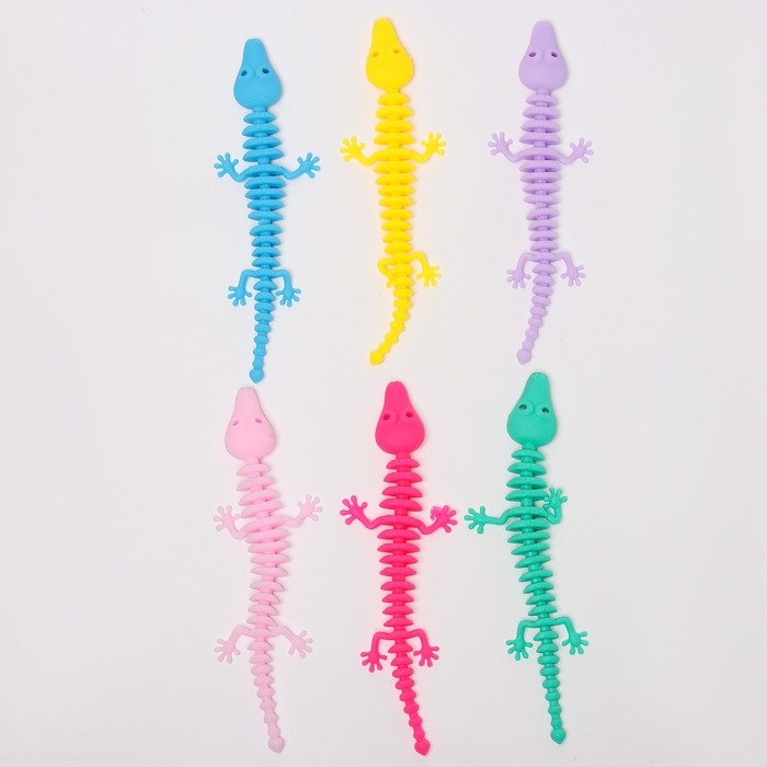 Антистресс сквиш мялка &laquo;Скелет ящера&raquo; , в шоубоксе