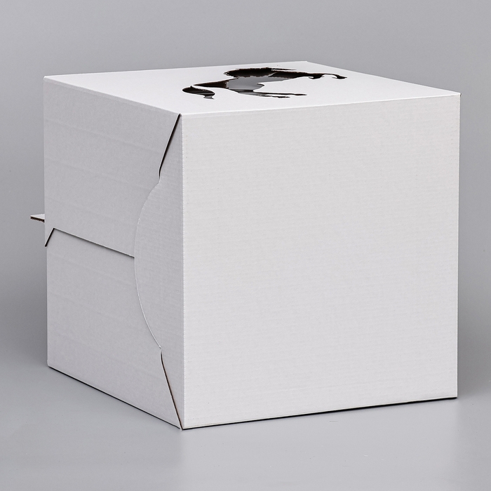 Кондитерская упаковка "Единорог", 2 окна, 26 х 26 х 28 см