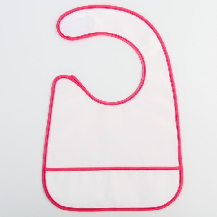 Нагрудник для кормления &laquo;Little princess&raquo; непромокаемый на липучке, с карманом