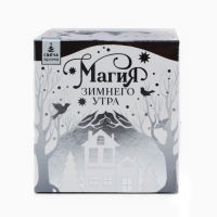 Новогодняя свеча гелевая с декором внутри &laquo;Новый год: Ёлка&raquo; 5х5х6см