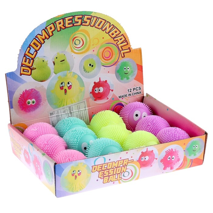 Ёжка &laquo;Осьминог&raquo; световой, цвета МИКС