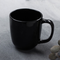 Кружка керамическая &laquo;Орнамент&raquo;, 450 мл, цвет чёрный